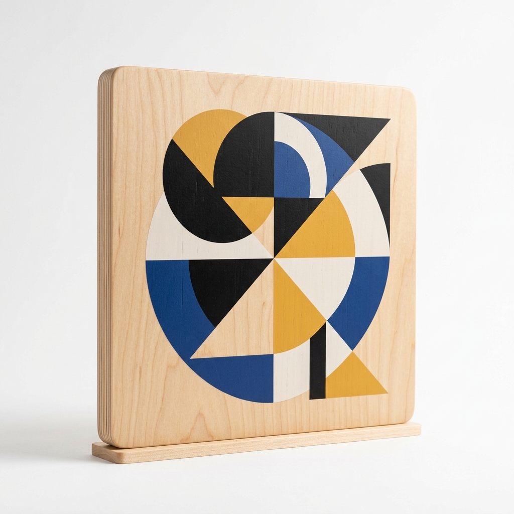 Quadro Decorativo - Formas Bauhaus