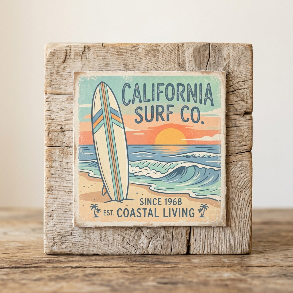 Quadro Decorativo - Surf Vintage
