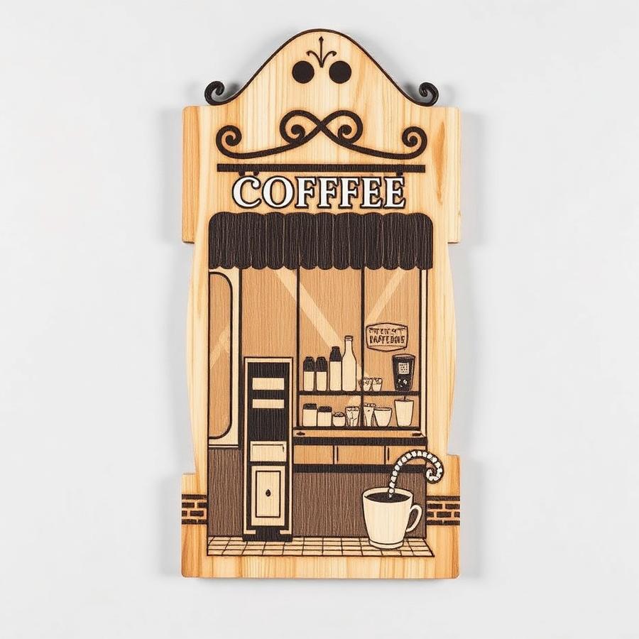 Quadro Decorativo - Café da Esquina